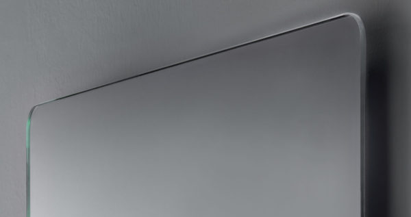 Miroir avec angles arrondis